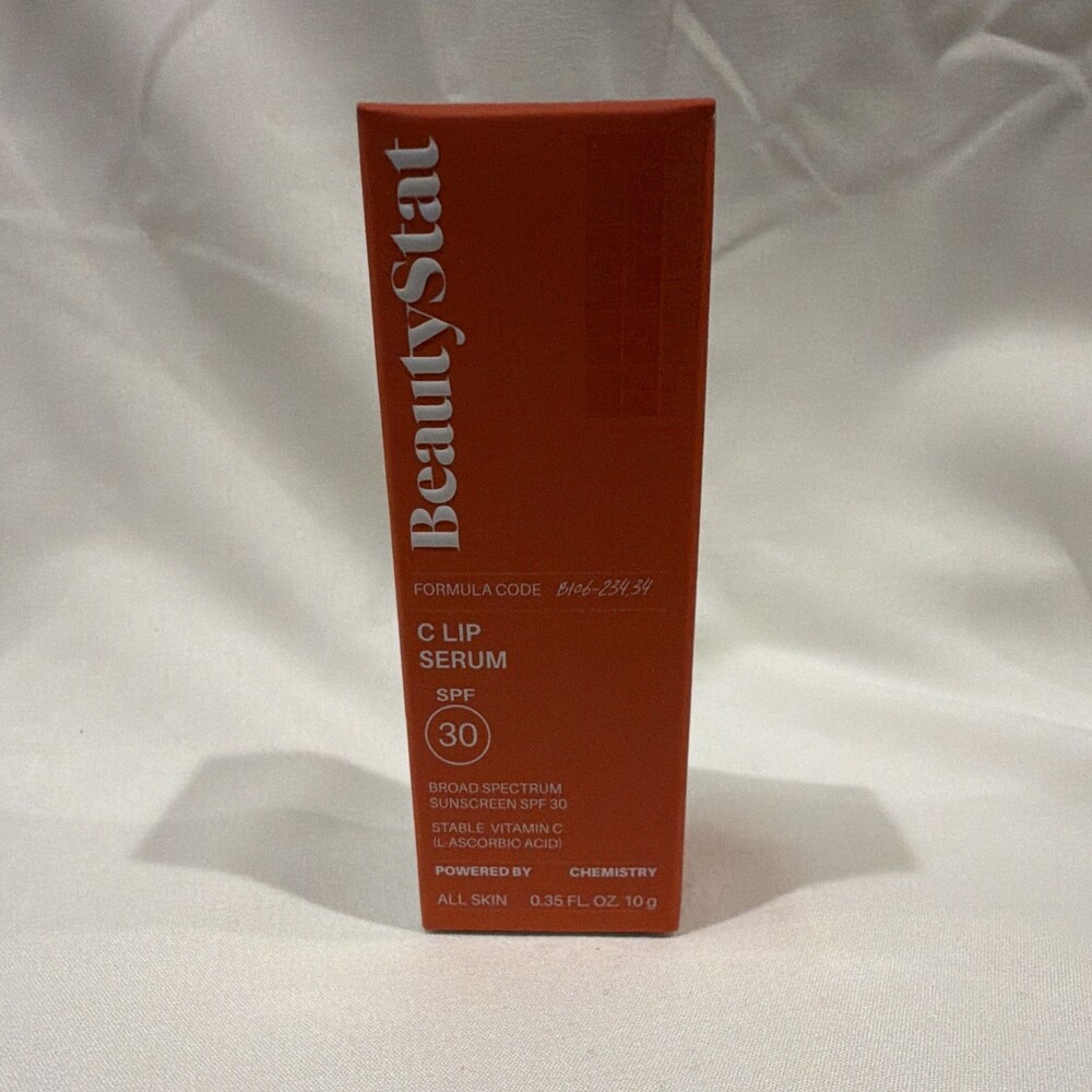 BeautyStat C Lip Serum SPF 30 Broad Spectrum Butter Beige Vitamin C 0.35